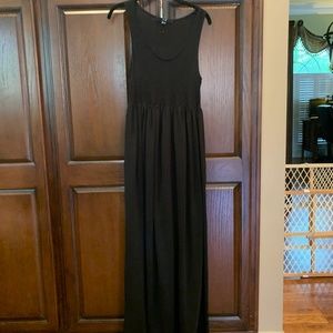 Forever 21 Black Sheer Maxi Dress SZ L
